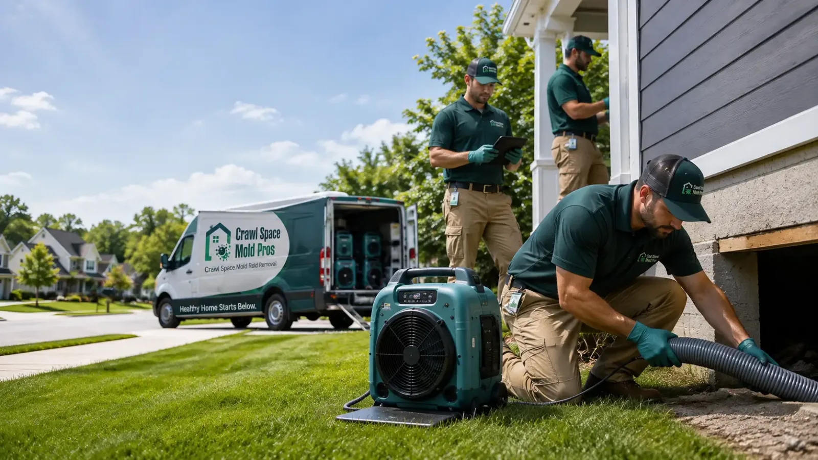 Crawl Space Mold Removal in Cincinnatus, NY